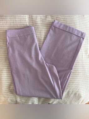 Rachel Zoe Lilac Elastic-Waist Trousers